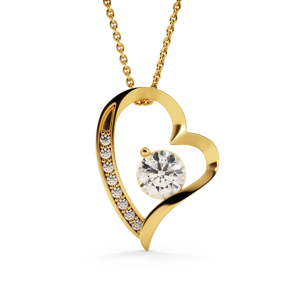 Personalized Forever Love Necklace with On Demand Message Card