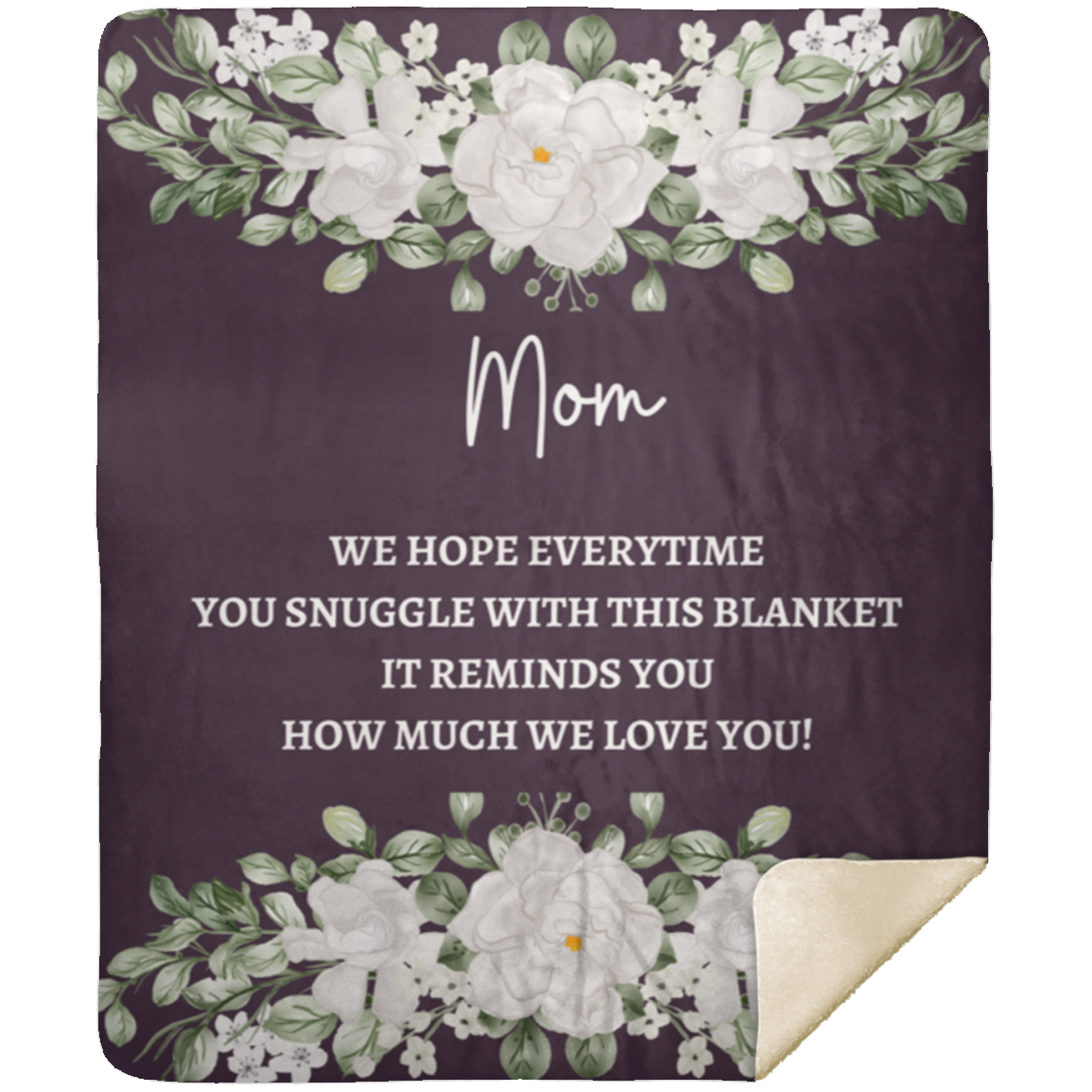 MOM FLOWER BLANKET-MOTHER&