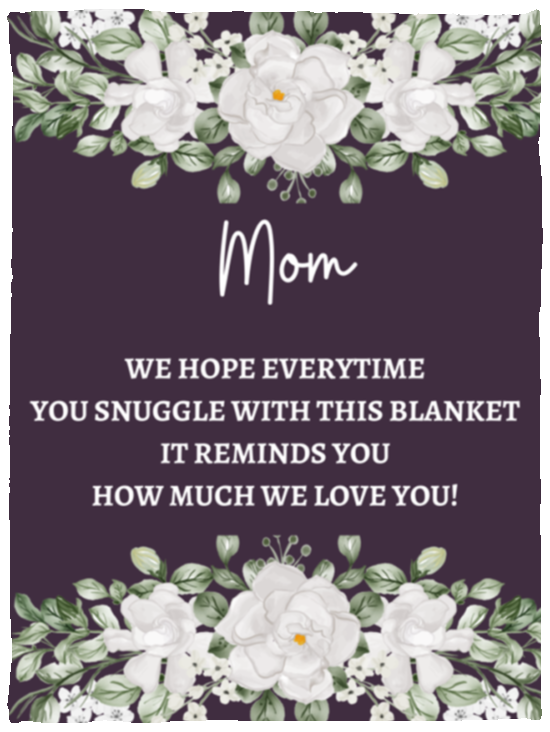 MOM FLOWER BLANKET-MOTHER&