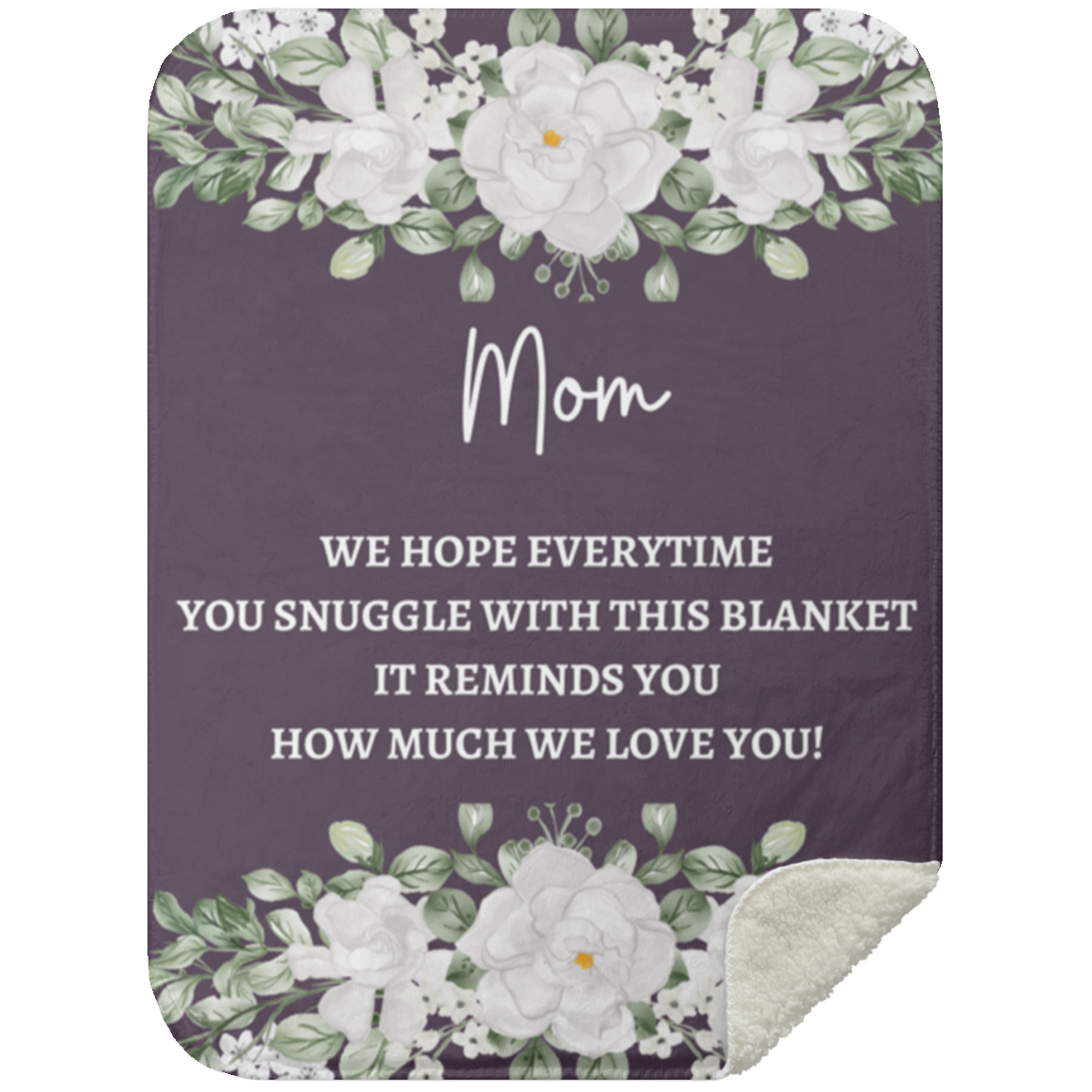 MOM FLOWER BLANKET-MOTHER&