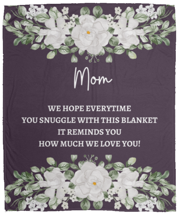 MOM FLOWER BLANKET-MOTHER&