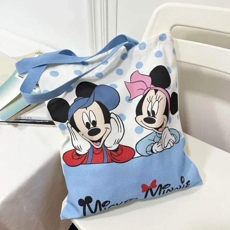 New Disney  Mickey Canvas Bag, Versatile Women&