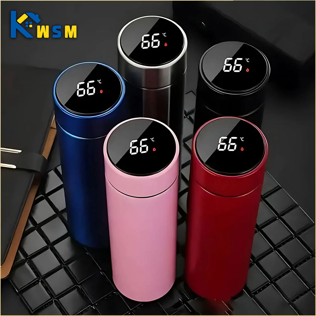 500ML Temperature Display Thermos Cup Stainless Steel