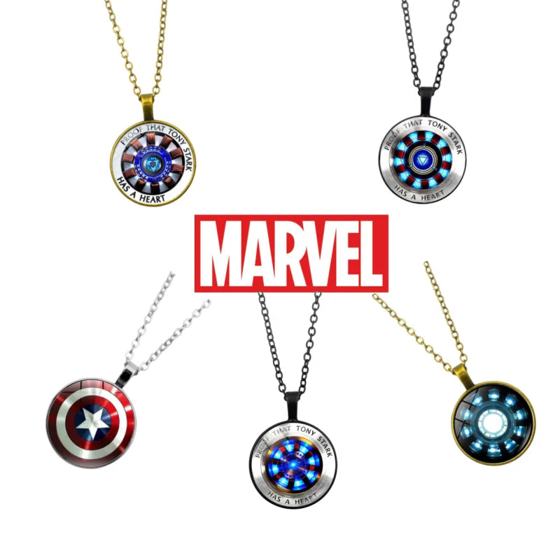 Marvel Movie Shield Pendant Accessories Necklace Gift