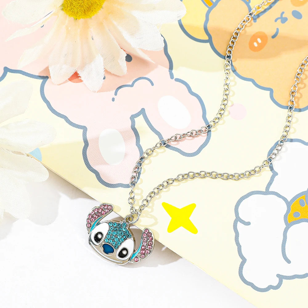 Disney Lilo And Stitch Cartoon Necklace