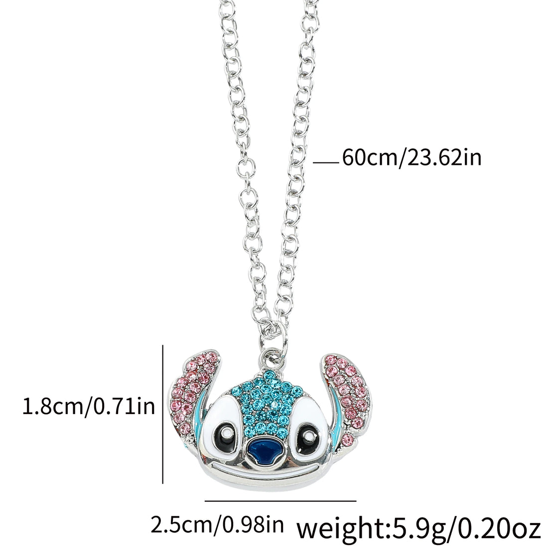 Disney Lilo And Stitch Cartoon Necklace