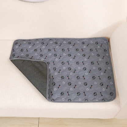 Reusable Dog Pee Pad Blanket Absorbent Diaper Washable Puppy Training Pad Pet Bed Urine Mat for Pet Car Seat Cover Pet Bed New