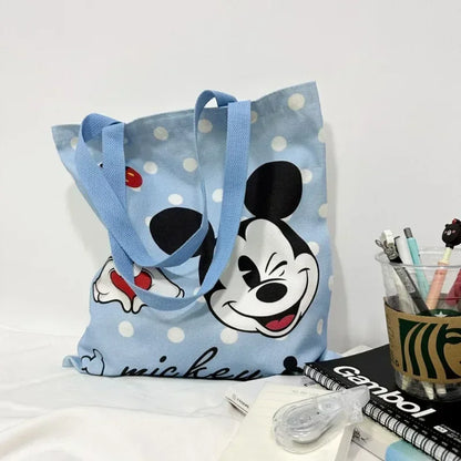 New Disney  Mickey Canvas Bag, Versatile Women&