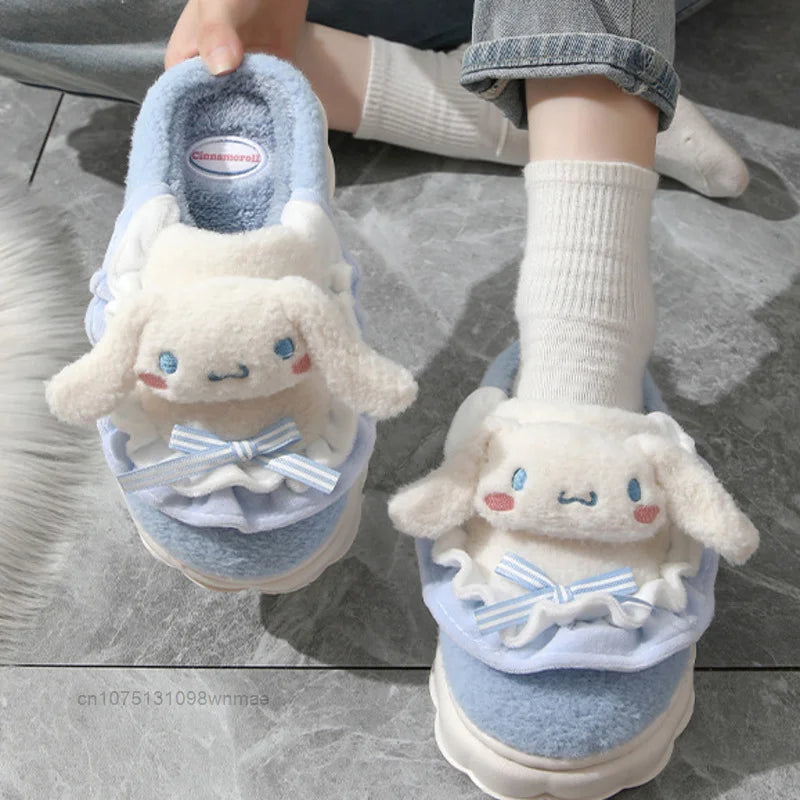 Hello Kitty Cartoon Plush Slippers Gift