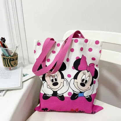 New Disney  Mickey Canvas Bag, Versatile Women&