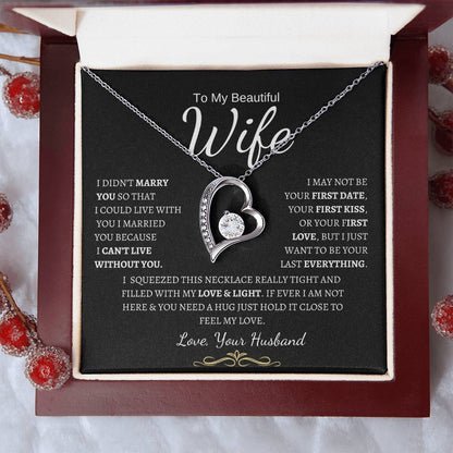 To My Wife- Forever Love Necklace