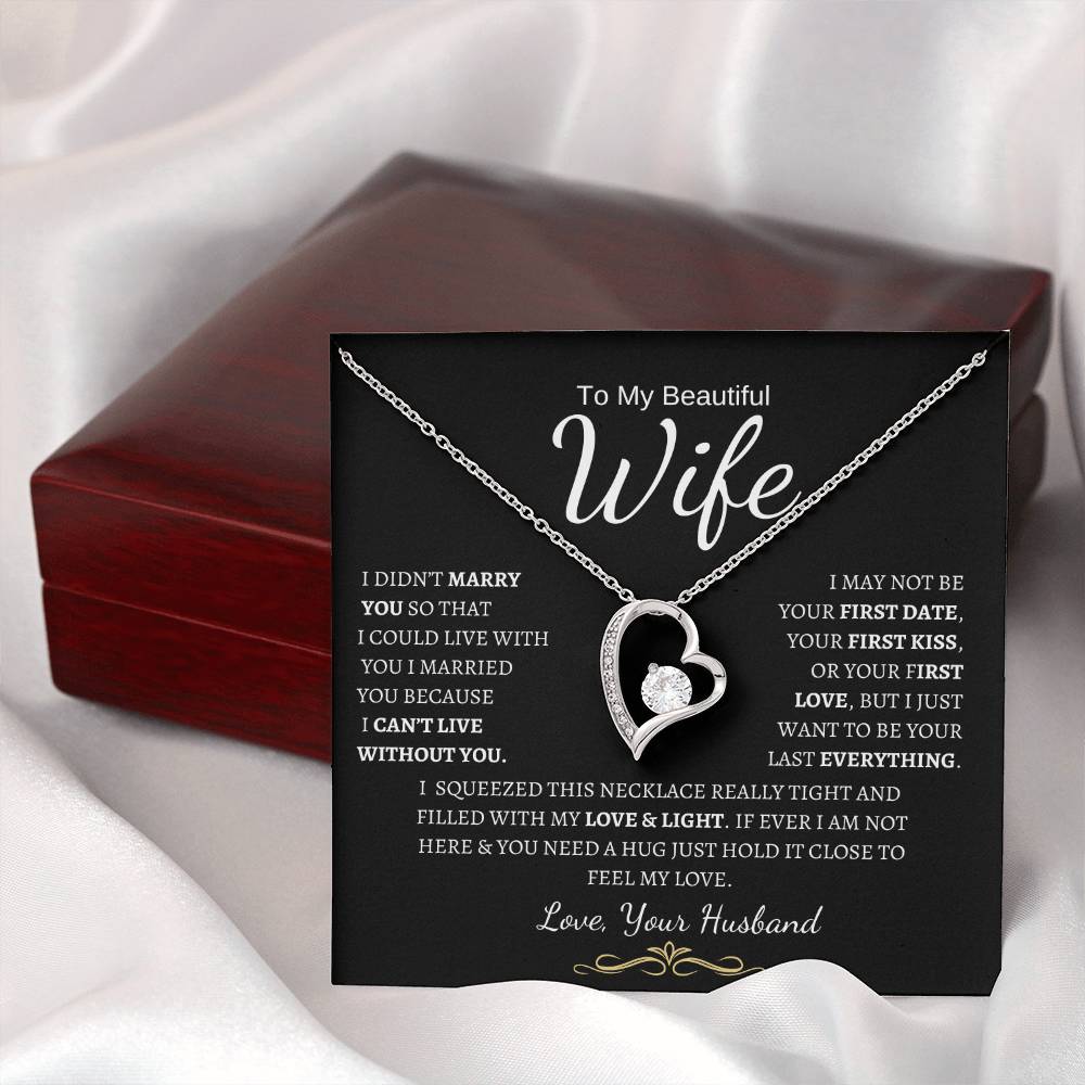 To My Wife- Forever Love Necklace