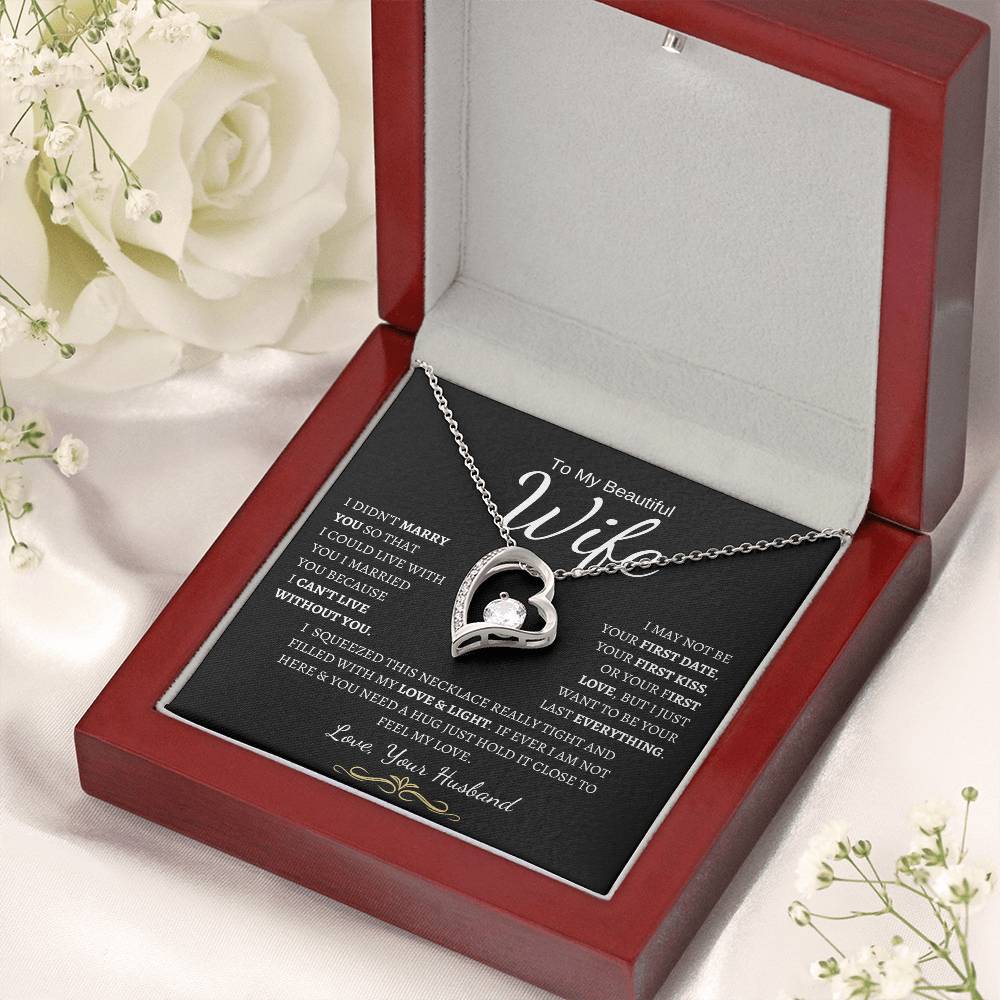 To My Wife- Forever Love Necklace