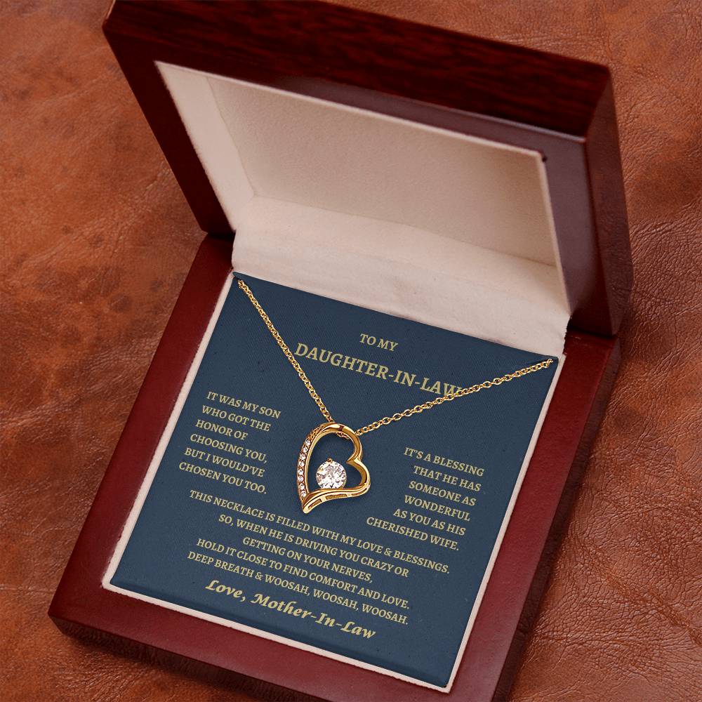 Daughter-in Law- Forever Love Necklace