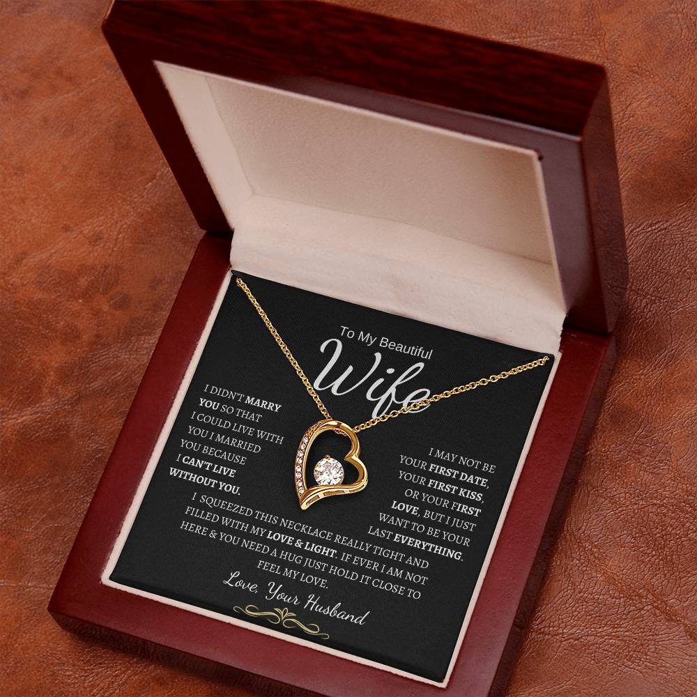 To My Wife- Forever Love Necklace