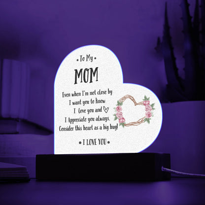 Mothers Day- Heart Acrylic Plaque