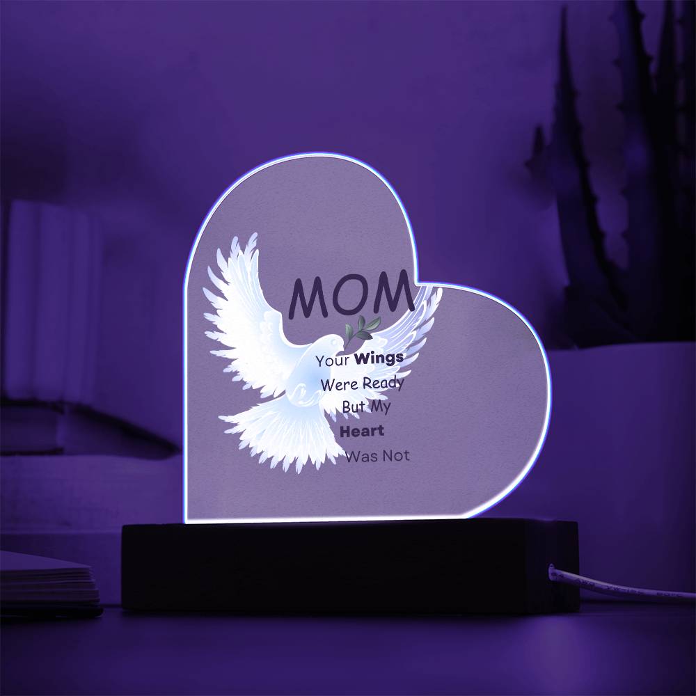 Mothers Day- Heart Acrylic Plaque