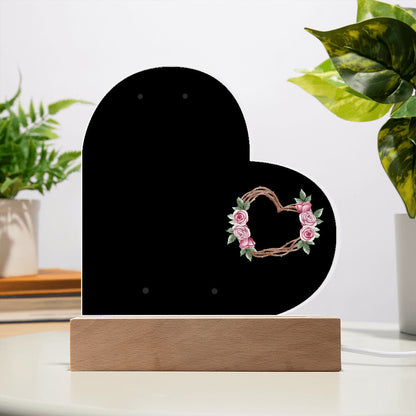 Mothers Day- Heart Acrylic Plaque