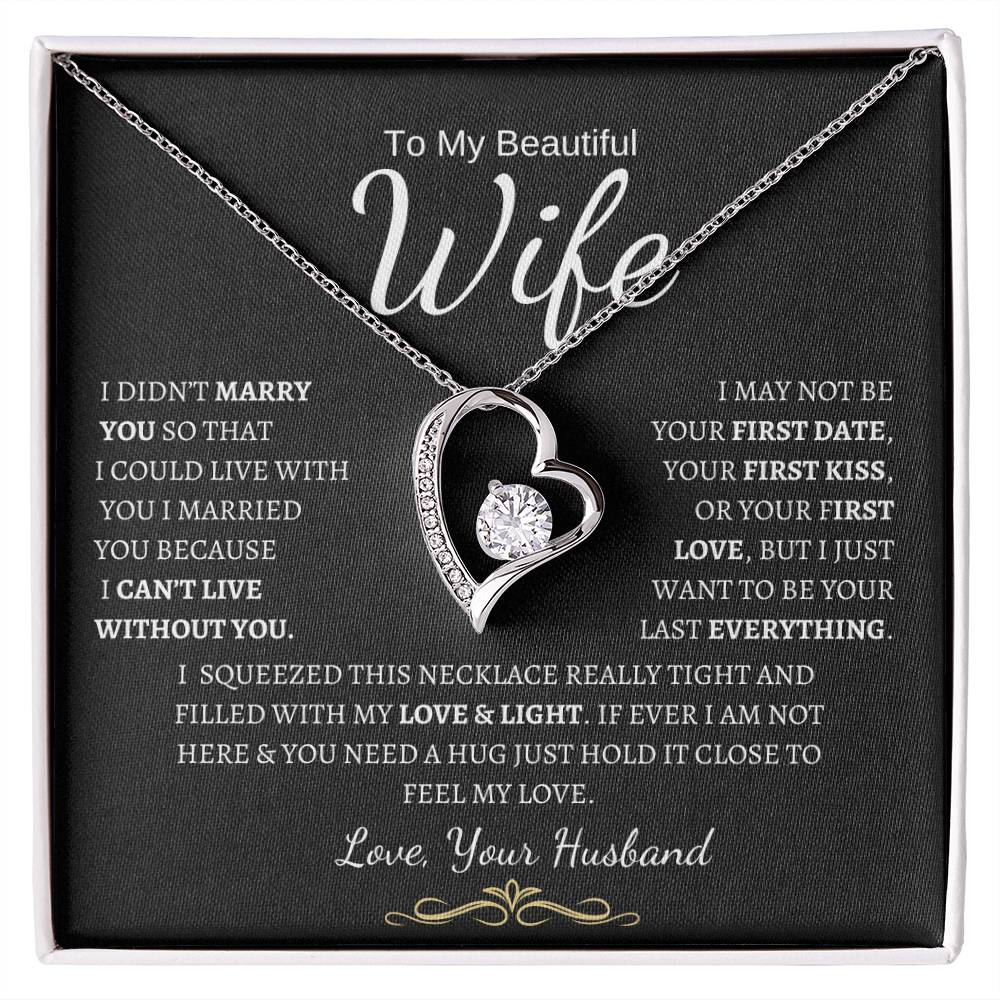 To My Wife- Forever Love Necklace