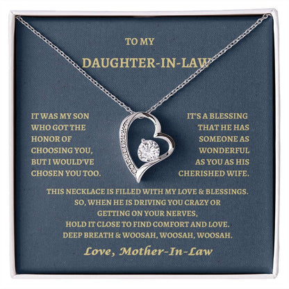 Daughter-in Law- Forever Love Necklace