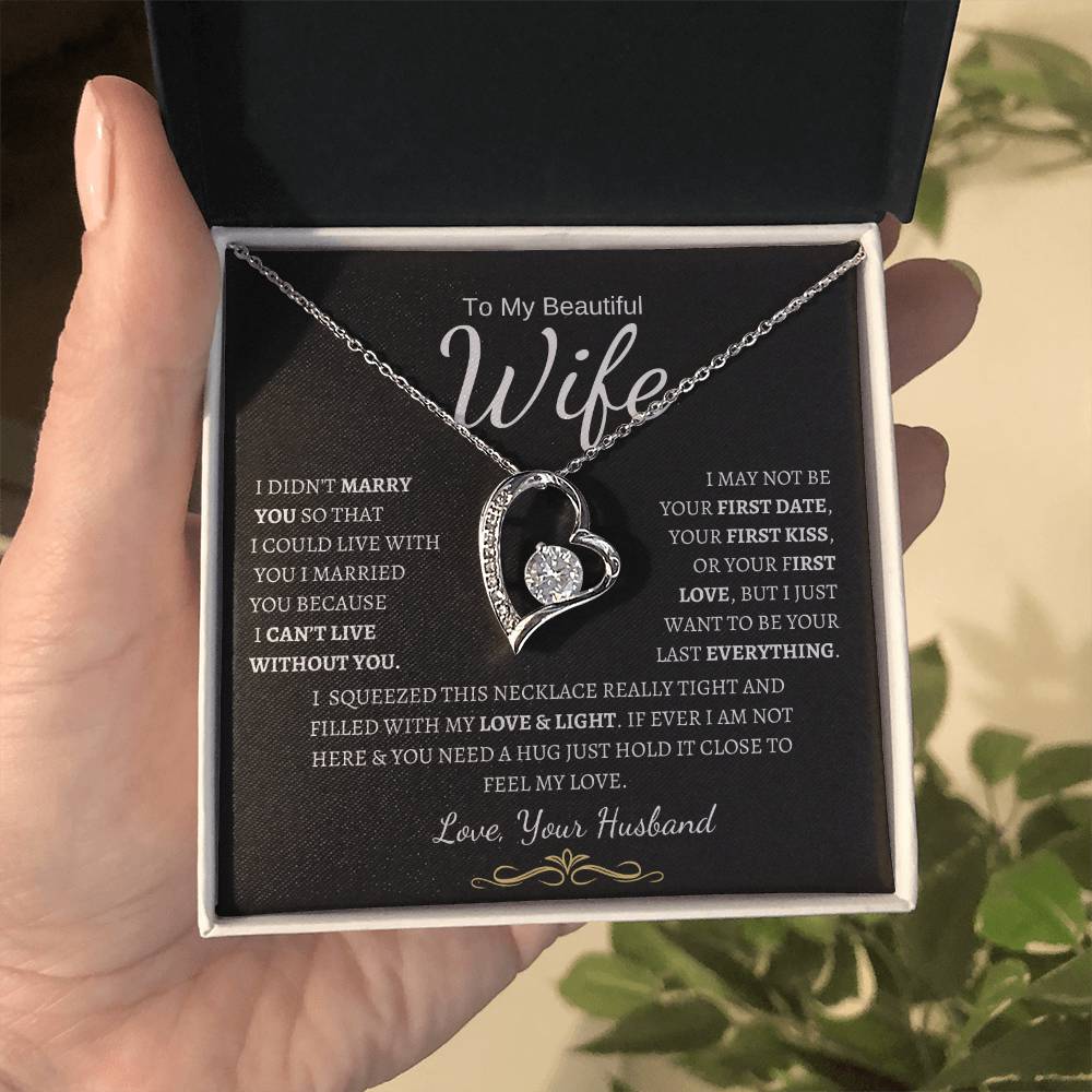 To My Wife- Forever Love Necklace