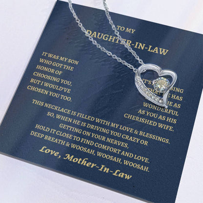 Daughter-in Law- Forever Love Necklace