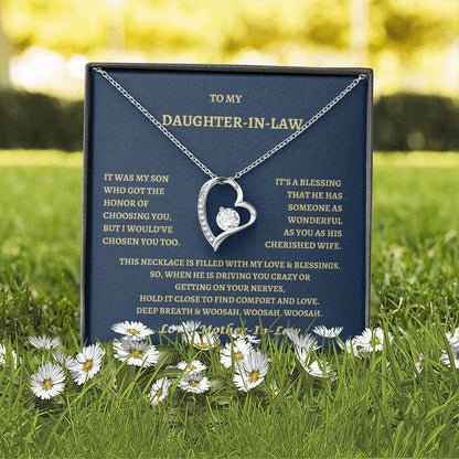 Daughter-in Law- Forever Love Necklace