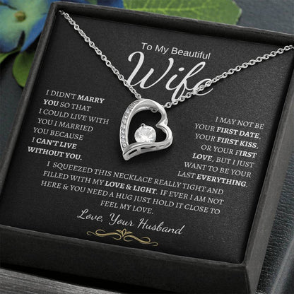 To My Wife- Forever Love Necklace