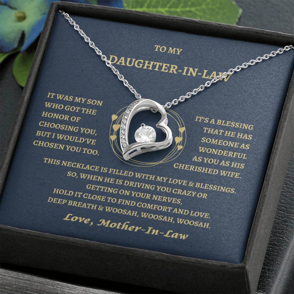 Daughter-in Law Forever love necklace