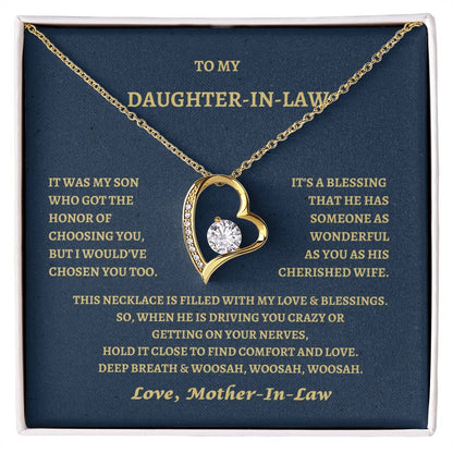 Daughter-in Law- Forever Love Necklace