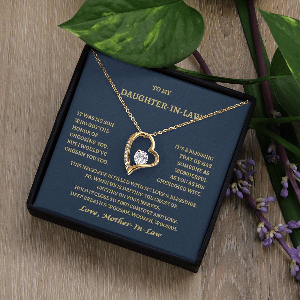 Daughter-in Law- Forever Love Necklace