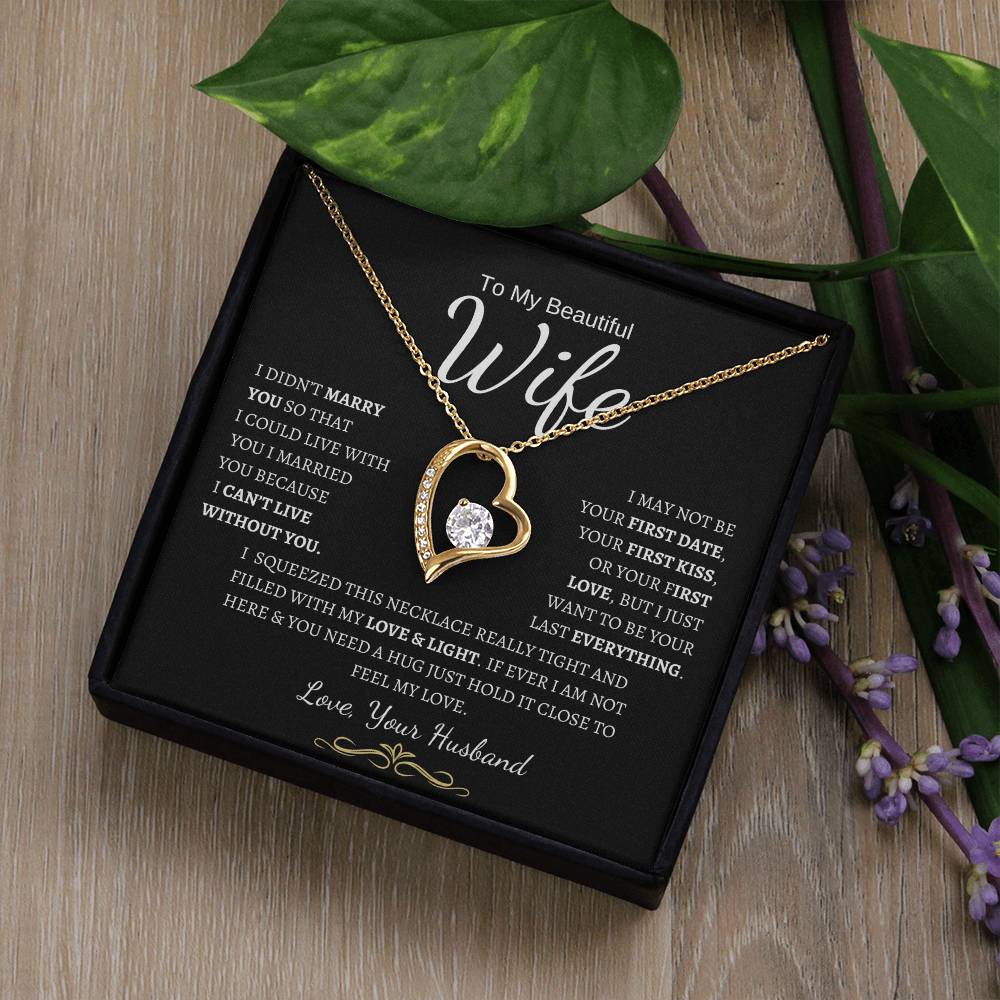 To My Wife- Forever Love Necklace