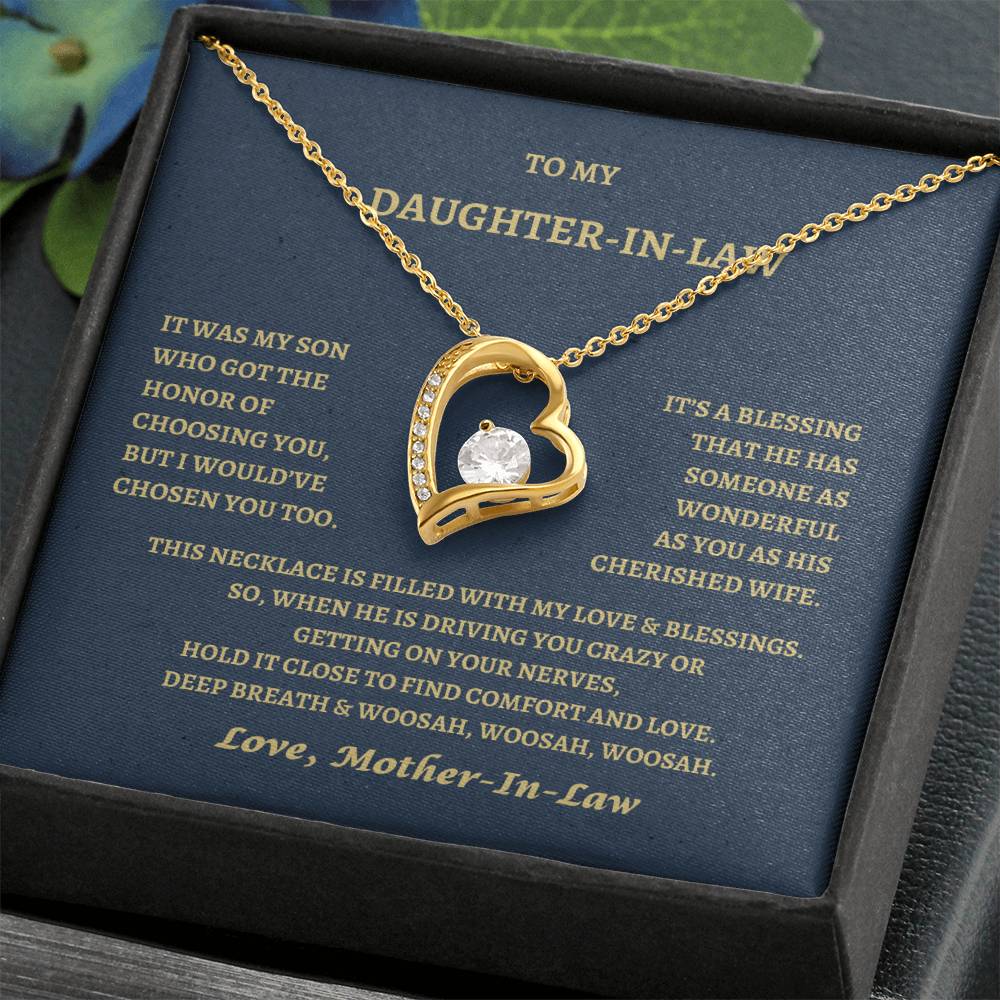 Daughter-in Law- Forever Love Necklace