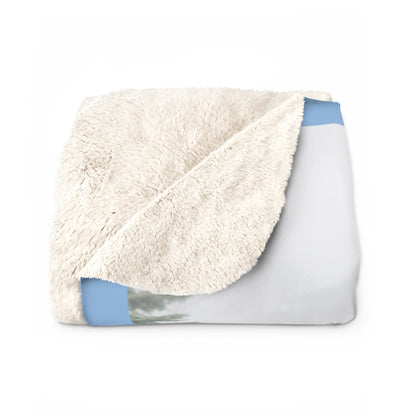 Personalized Photo Sherpa Fleece Blanket