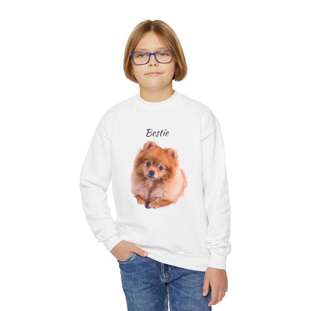 Personalized Youth Crewneck Sweatshirt