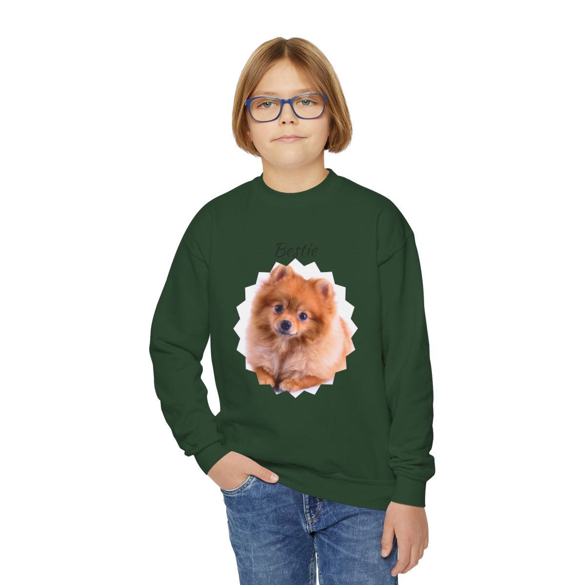 Personalized Youth Crewneck Sweatshirt